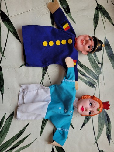2vintage handpuppen polizist - 2vintage-handpuppen,